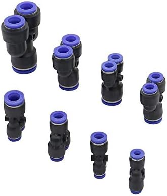 Mangueira de jardim de conexão rápida 40pcs pvc y forma slip-bloqueio reduzindo conectores rápidos conectores de água