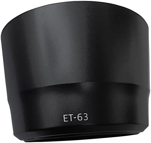 Et-63 Lente Hood Shade para Canon EF-S 55-250mm f/4-5.6 é STM, Huipuxiang 58mm Lens Hood