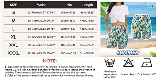 Aihou shorts para mulheres da moda feminina casual shorts de verão shorts casuais shorts elásticos calças de cintura elástica