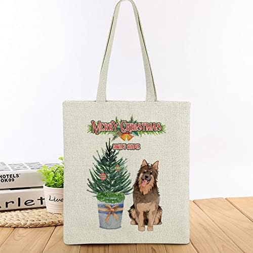 Pet Dog Christmas Papelador do Papai Noel em vasos de pinheiros de pinheiros