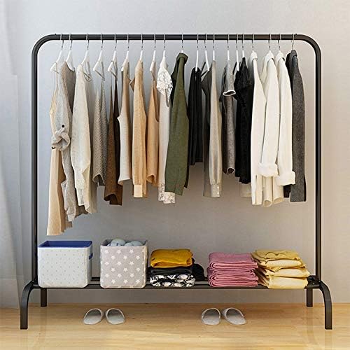 Cabide xyyxdd, secar uma casa simples em piso com prateleiras varanda de roupas de penduramento rack/150x45x150cm