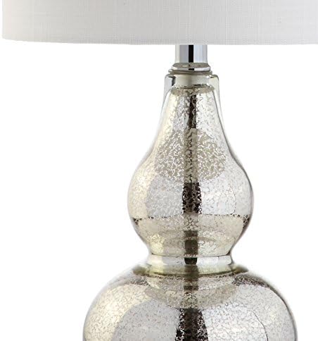Jonathan Y Jyl1028C Anya 20,5 Mini lâmpada de mesa de vidro de vidro, transição, glam, meados do século, moderno,