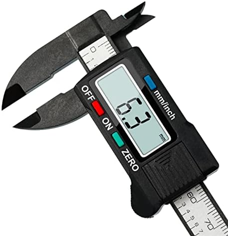 SMANNI PALIPER DIGITAL 0-100mm 0,01mm LCD Instrumentos de medição Micrômetro de bitola Plástico pinça de medição vernier