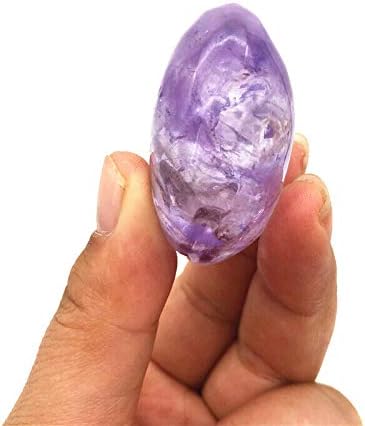 ErtiUjg husong306 1pc Natural Pure Pure Amethyst Moon Stone Crystal Stones Crafts Cura Decoração Naturais e Minerais Cristal