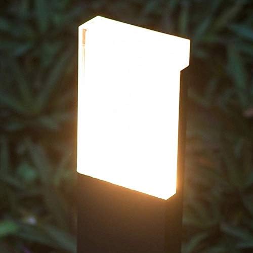 GJCQZQ Luzes da via 5W LED LIMPO LUZ AO ANTERIOR IP65 Lâmpada de pilar da coluna de alumínio IP65 fora do jardim florestal Courtyard