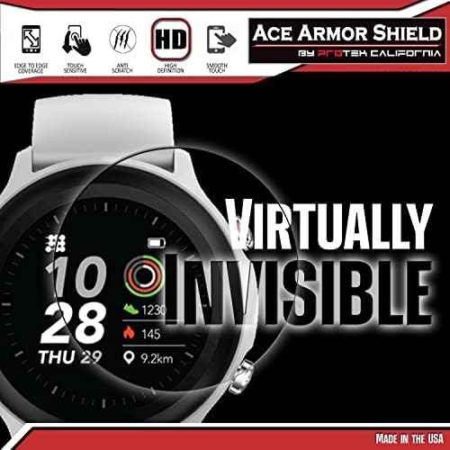 8 Pacote Ace Armour Shield Edge to Edge Screen Protector Compatível com o Garmin VivoSmart 5