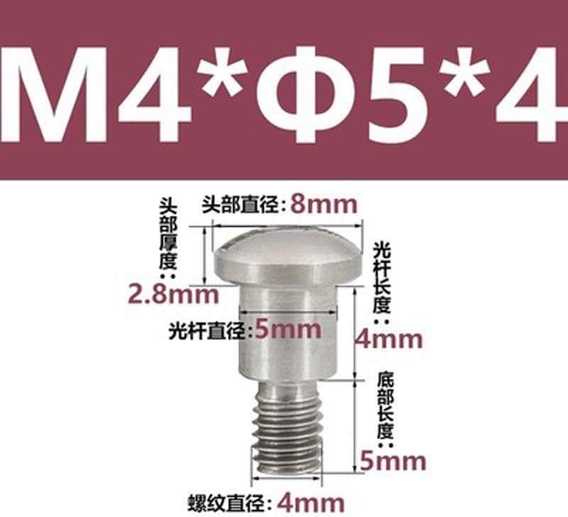 Parafusos de parafuso com fenda M3 M4 parafusos de ombro convex