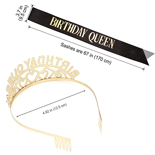 LABA DE BRINIDADE COCIDENTE PARA MENINAS Tiara de ouro preto e coroas para mulheres decorações de aniversário Conjunto de shinestone