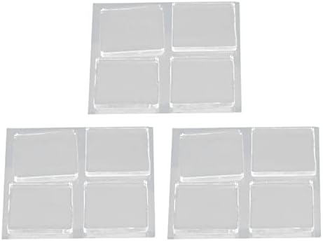 Almofadas anti -colisões de carros TGOON, macio e forte transparente resistente à temperatura Pu adesivo PAD 12pcs à prova