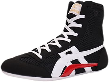 ITURUUIUM Combating Bodybuilding Gym Gym Men's Gym Blue/Red/Black Boxing Shoes