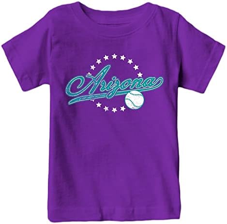 T-shirt de fã do Arizona Baseball Baseball Vintage Kid