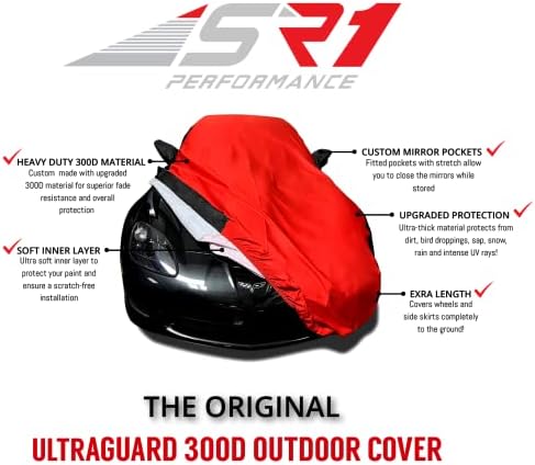 1997-2004 C5 Corvette Ultraguard mais tampa de carro ao ar livre - 300 Proteção interna/externa resistente à água