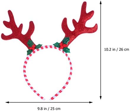 Stuffer de estocagem feliz e feliz rena de natal rena e orelhas de natal bandeira de natal chapéu de cabelo acessórios para