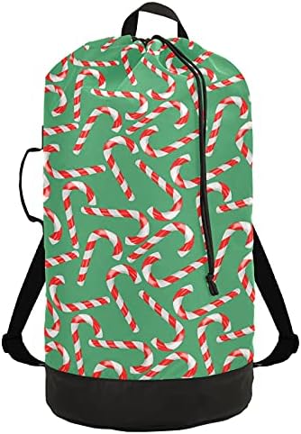 Natal no ano novo bolsa de doces de lavanderia pesada mochila com alças e alças de ombro Viagem Bolsa de roupas com tração
