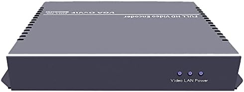 ISEEVY H.264 Encoder de vídeo VGA VGA para IP Stream para IPTV, transmissão ao vivo, suporte de transmissão SRT RTMP RTMPS RTSP