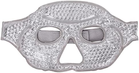 Manteiro de olho, reutilizável Guarda de Eye Gel Bead com comprimimento frio e quente com orifícios de olho, resfriando a capa