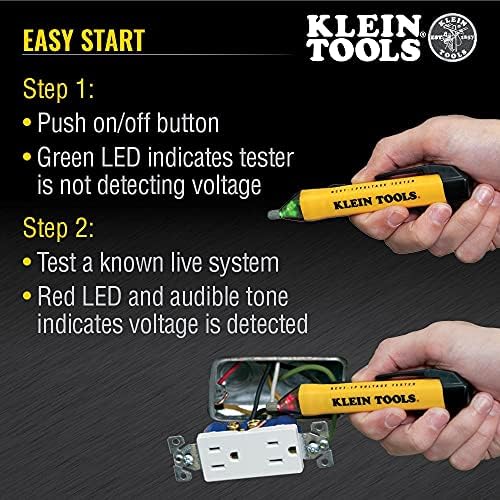 Klein Tools 69149p Kit de teste elétrico com multímetro digital, testador de tensão sem contato e testador de saída elétrica,