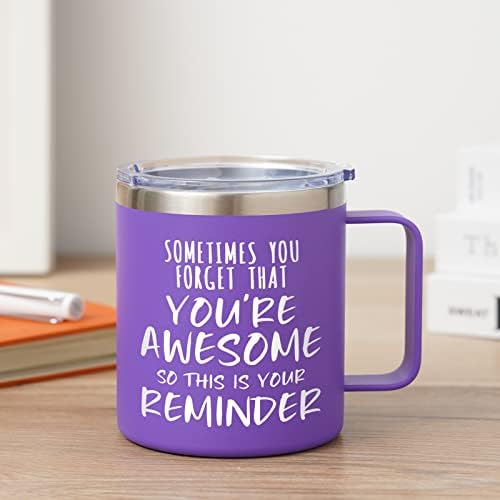 Nowwish Inspirational Gifts for Women, às vezes você esquece que é incrível caneca de café, obrigado, presentes do dia das mães,