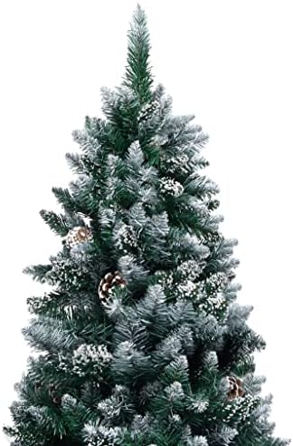 Árvore de Natal artificial, mini árvore de Natal, árvore de Natal de alto senso, árvore de Natal de luxo, com neve branca em