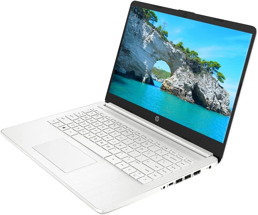 HP 2023 Laptop IPS de 14 HD, processador Intel Celeron até 2,60 GHz, 8 GB de RAM, 64 GB SSD, Wi-Fi ultra-rápido, webcam,