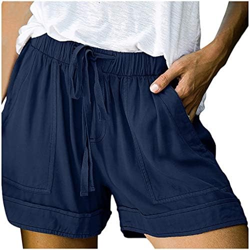 ZSDVBZS shorts de cordão casual feminino