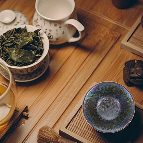 Lifeskome chinês arcaico artesanal jian ware chá jianzhan chinês xícara de chá imitação da dinastia canção tradicional jianzhan