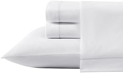 Vera Wang - lençóis queen, conjunto de roupas de cama de algodão, decoração de casa crocante e fresca