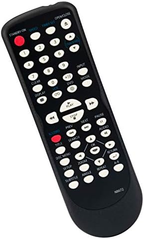 NB672 NB672UD Replacement Remote Control Applicable for Magnavox DVD Player DV225MG9 DV225MG9A DV225MG9AOM DV226MG9 DV226MG9B