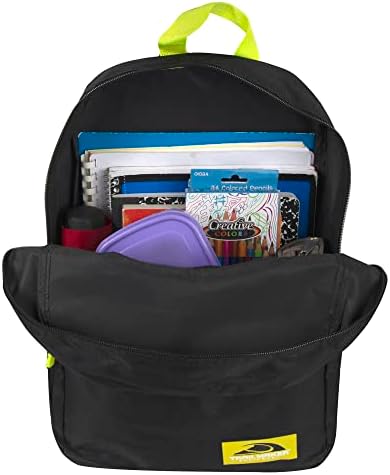 Mochilas coloridas para meninos e meninas da escola, 15 polegadas de mochila de dois tons para sala de aula, trabalho, viagens para