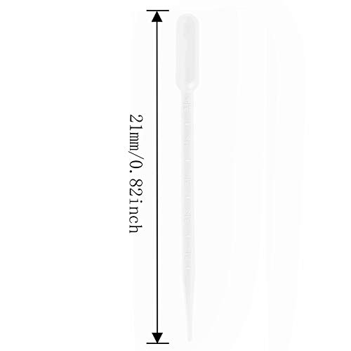 Batino 100 PCs 5ml de transferência de plástico descartável líquido OLES PLÁSTICOS DE PLÁSTICOS PLÁSTICOS PIPETES GRADUPADOS