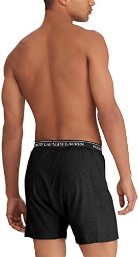 Polo Ralph Lauren Men's Classic Fit Cotton Knit Boxers, 3-Pack