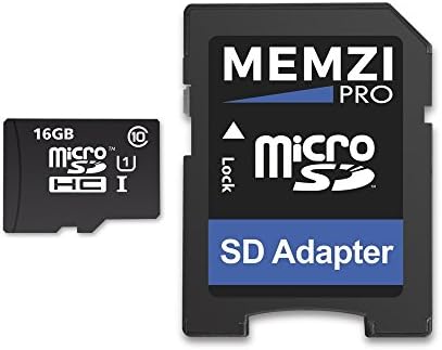 MEMZI PRO 16GB CLASS 10 90MB/S MICRO SDHC CARTÃO de memória com adaptador SD para Samsung Galaxy S8, S8+, S8 Plus, S7, S7