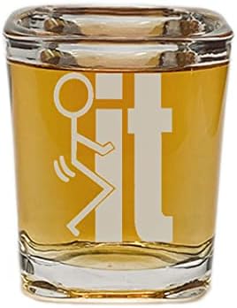 Rogue River Square Tactical Sarcastic engraçada Facar It Shot Glass Gift Ideia