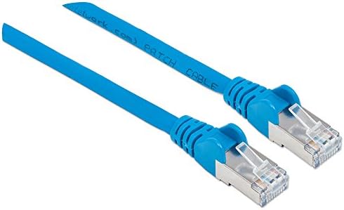 Cabo de patch de rede Intellinet, CAT6, 0,25m, verde, CCA, U/UTP, PVC, RJ45, contatos banhados a ouro, Polybag, banhados a