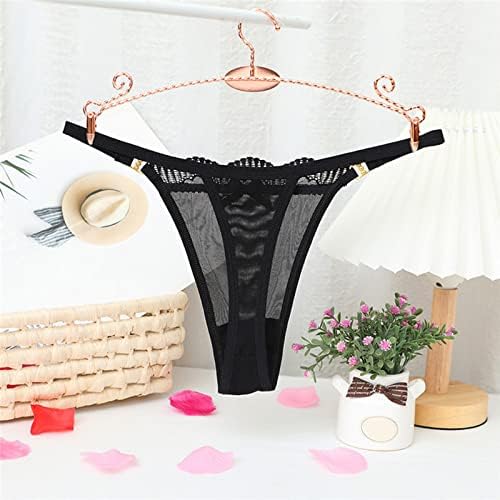 Dia dos namorados Sexy G-String Thongs Mulheres Mulheres Sexo Naughty Low Waist Lace T-Back Panties Comfy Tangas Briefs V-String