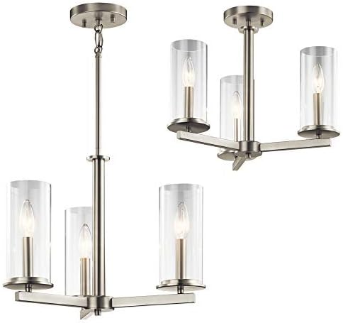 Kichler Crosby 10,75 1 Mini pingente leve com vidro transparente Olde Bronze®