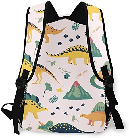 HJBJKBKSDA Land of Dinosaurs School Mackpack, mochila laptop de 15,6 polegadas para viagens de negócios para faculdades