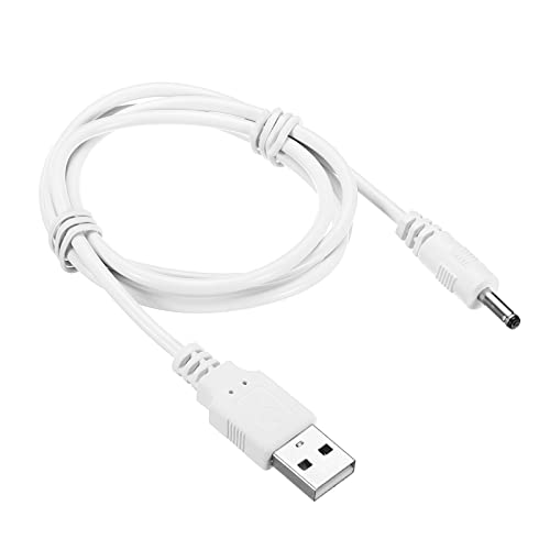 Meccanidade Cabo de carregamento USB Male USB para CC 3,5 x 1,35 mm Male 100 cm de fios de carregamento de energia para