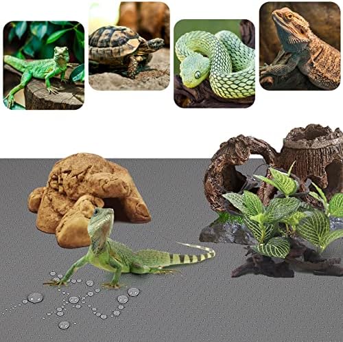 Ceadyxiao grande réptil de réptil Terrário Liner Bedding Bedding Substrato Mat Tank Acessórios para Dragon Snake Tartoise