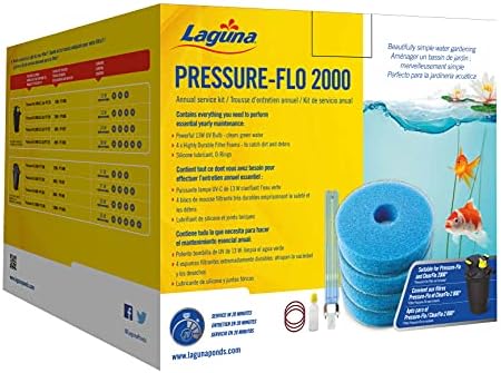 Kit de serviço de Laguna Pressure -FLO 3000 - Kit de manutenção de filtro de lagoa