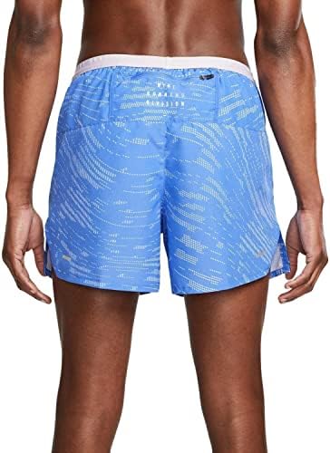 Nike dri-fit run dividion stride short de 5 polegadas de 5 polegadas tamanho 2xl