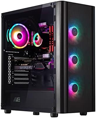 VELZTORM ARCUX CTO GAMING Desktop PC Black, GeForce RTX 3080 10GB, 120mm AIO, fãs RGB, 750W PSU, Win 10 Home) Velz0001