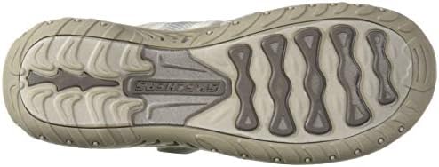 Skechers Womens Reggae - Aproveite o dia - sandália de tanga dos dedos