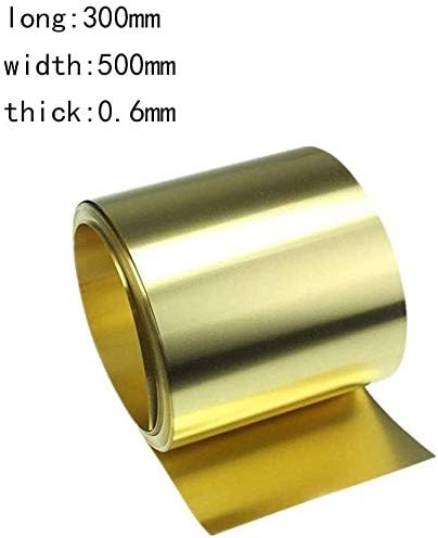 Xunkuaenxuan Metal Capper Foil Sheet Roll Roll Strip tira de alta pureza Filme de bronze folha de cobre de bronze, 300x500x0.6mm