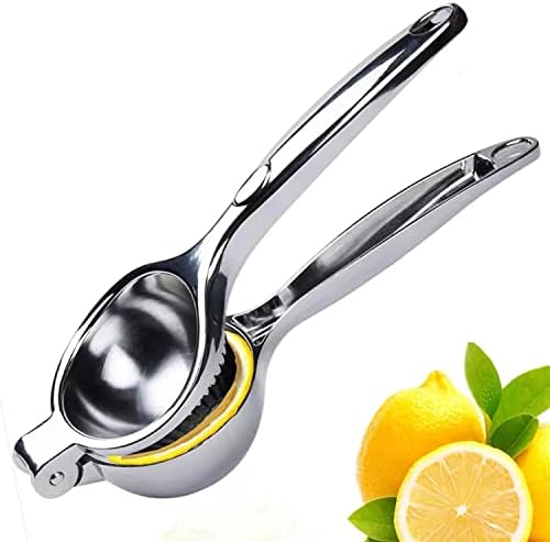 Kitchen Handheld Lemon Squeezer - Juíncre cítrico pesado e espremedor de limão Pressione com a alça curva - Squeezer de limão