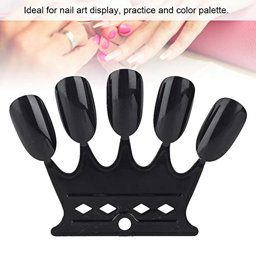 50pcs unhas bastões, dicas de prática de unhas Manicure Polish Gel Color Display Polis de unha mostrando dicas de arte