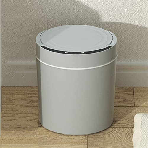 ZSEDP Smart Sensor Lixo Lixo da cozinha do banheiro Lixo do banheiro pode melhor indução automática Bin à prova d'água com tampa