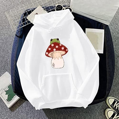 Kuaileya Women Hoodie Manga longa feminina Demida todos os dias Moletom Sorto de moletom com capuz