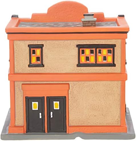 Departamento 56 Harley Davidson Village Clubhouse Lit House Box Set