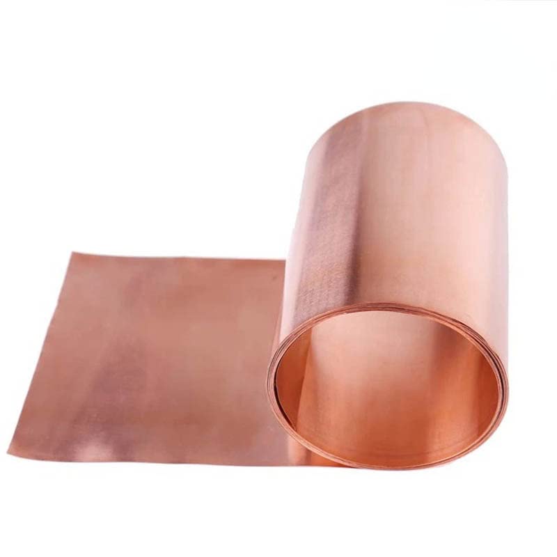 1pcs rolo de folha de cobre, placa de folha de metal de cobre pura 0,1 mm x100mm x 1000mm